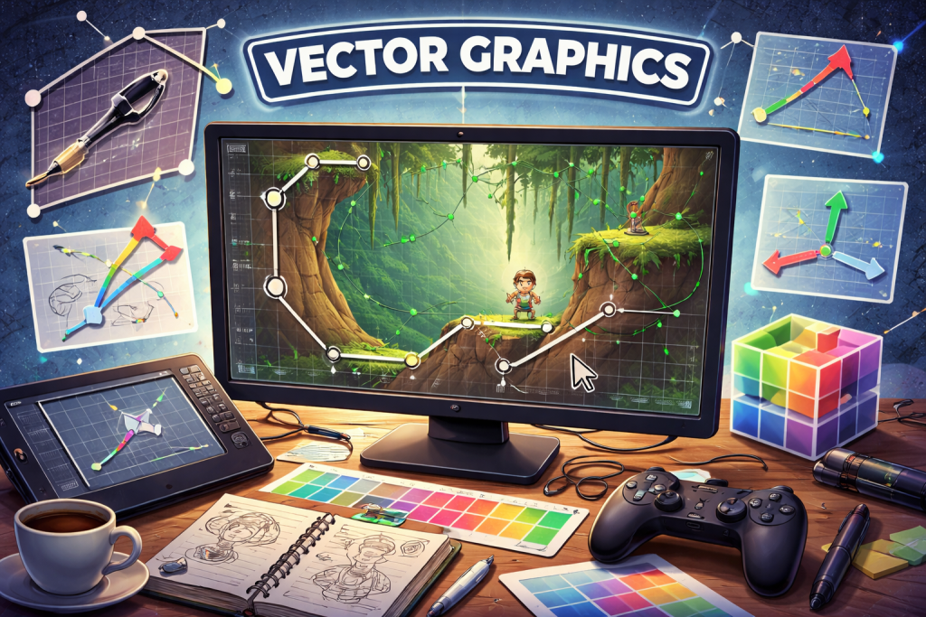 vector graphic High Tech News